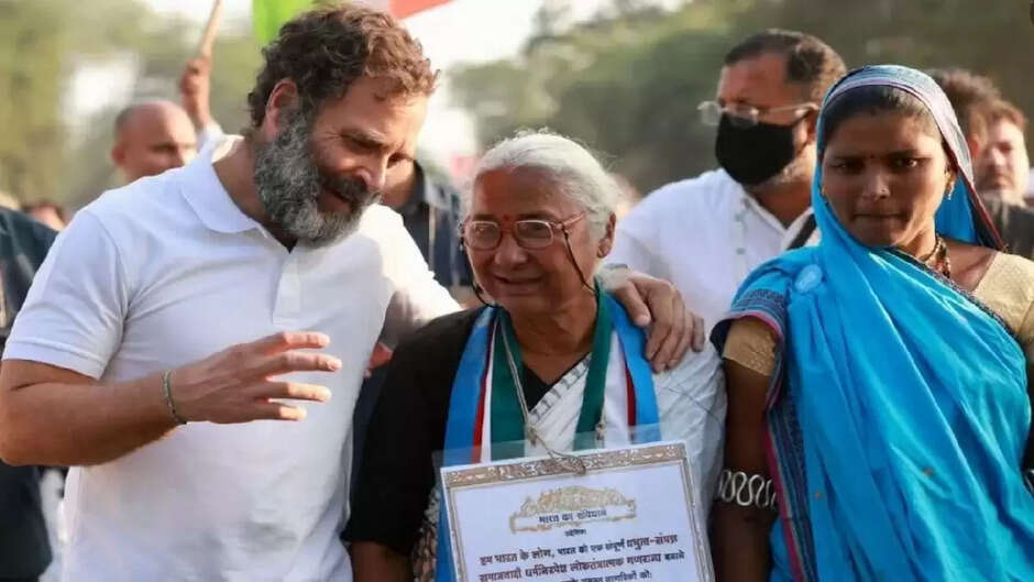 Medha Patkar's participation in Bharat Jodo Yatra