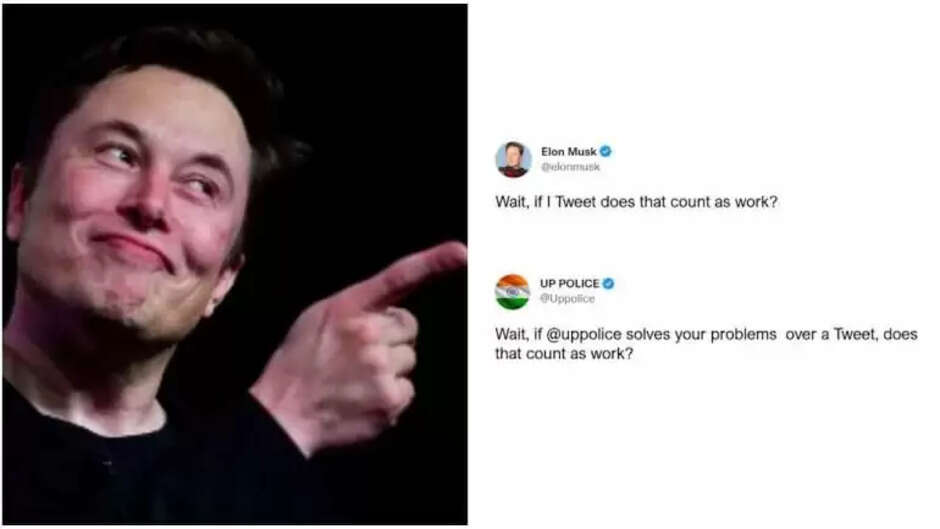 Up police solved Elon Musk's confusion, gave this answer on his tweet, the post went viral on social media...