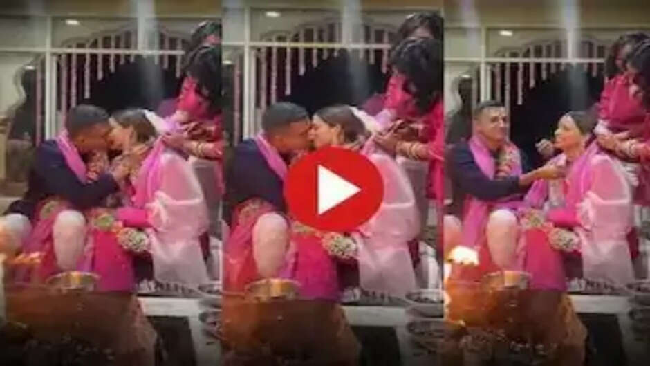 bride and groom kiss viral video,viral video,bride and groom kissing on mandap,bride and groom kiss kerala,kerala bride and groom kiss,bride and groom lip kiss,bride and groom kiss,bride and groom kiss like crazy,indian bride and groom kiss,bride and groom kiss like crazy on the mandap. internet says haye rabba,bride and groom kiss like crazy on the mandap,groom kiss bride,wedding bride and groom kiss,groom kissing bride on forehead