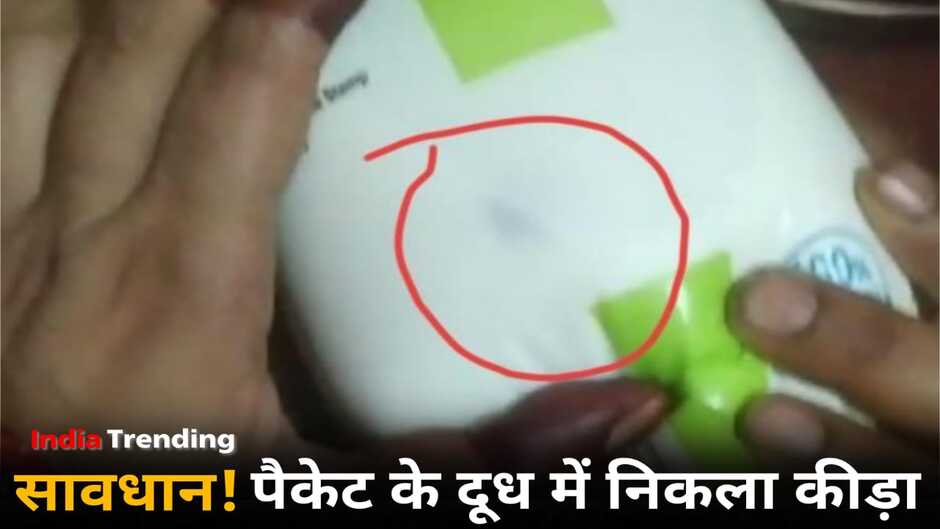 क्या आप भी खरीदते हैं पैकेट का दूध तो हो जाएं सावधान? नहीं तो जा सकती है आपकी जान...इस कंपनी के पैकेट के दूध में निकला कीड़ा