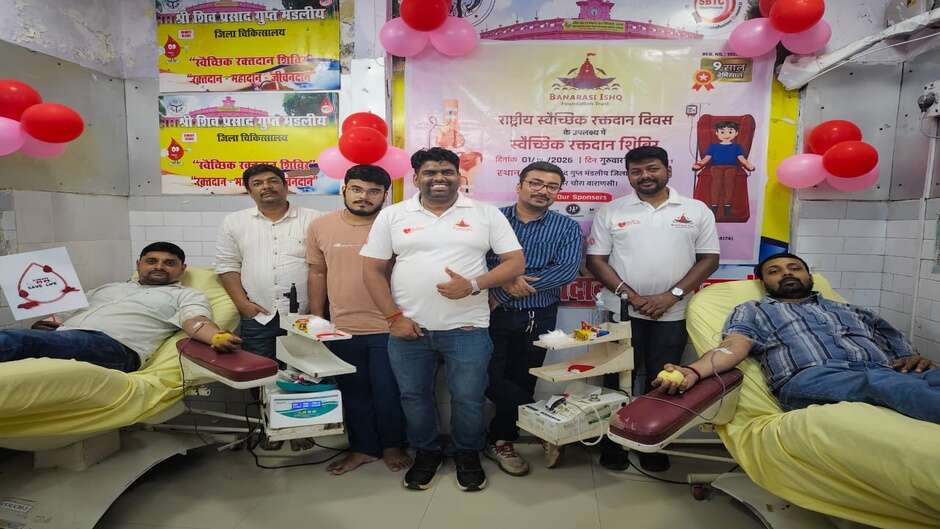 थैलेसीमिया मरीजों की मदद को आगे आए रक्तदाता, शिविर में 21 यूनिट रक्तदान