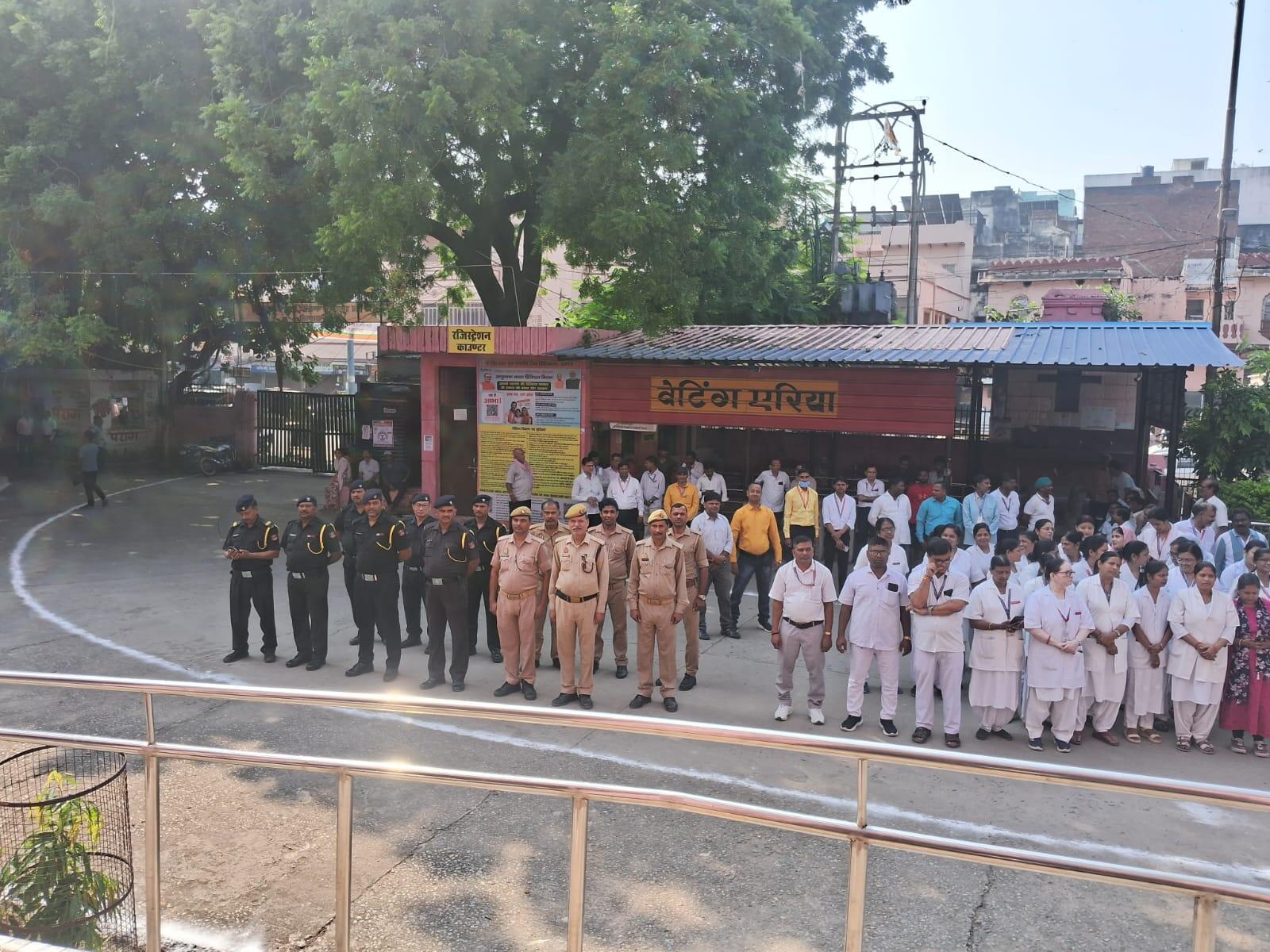 सत्य, अहिंसा और ‘जय जवान, जय किसान’ के संदेश से गूंजा मंडलीय चिकित्सालय