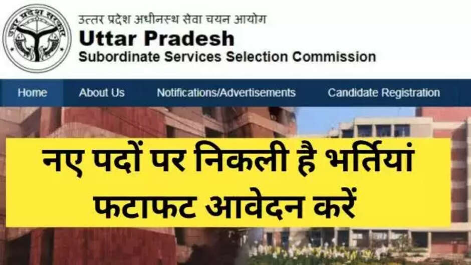 UPSSSC New Update: Big news came, 7000 posts will be filled from March, check immediately